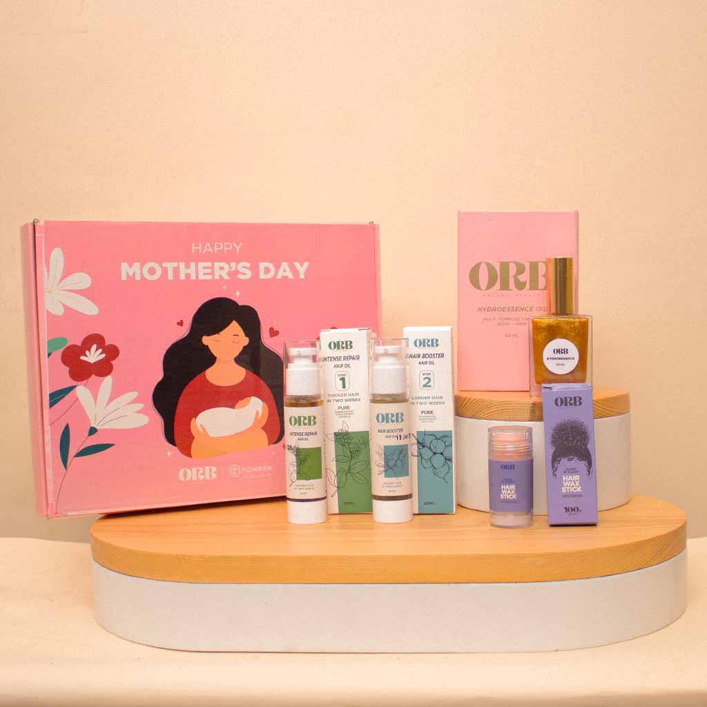 Flowrista Online Flowers Shop ORB Hair Care Mother’s Day Gift Set – Nourishment, Repair & Hydration
