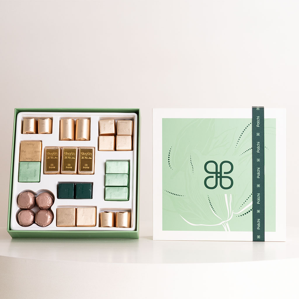 Flowrista Online Flowers Shop علبة شوكولاتة باتشي لي إسينشيلز – 52 قطعة