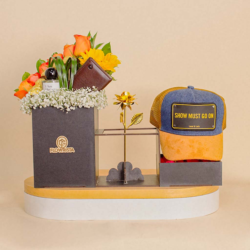 Flowrista Online Flowers Shop Summer Elegance Bundle for Men