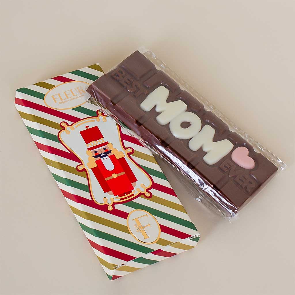 Flowrista Online Flowers Shop Fleur Chocolate Bar 45gm - Best Mom Ever