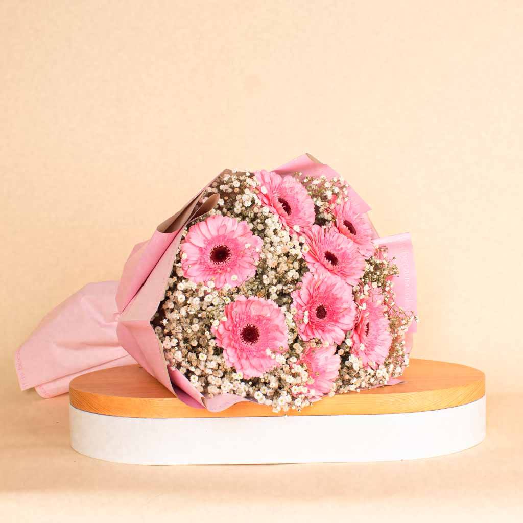 Flowrista Online Flowers Shop Bouquet of Pink Gerberas