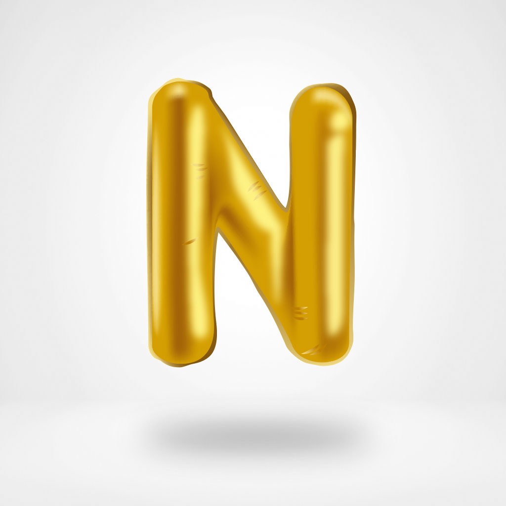 Flowrista Online Flowers Shop Letter N Balloon