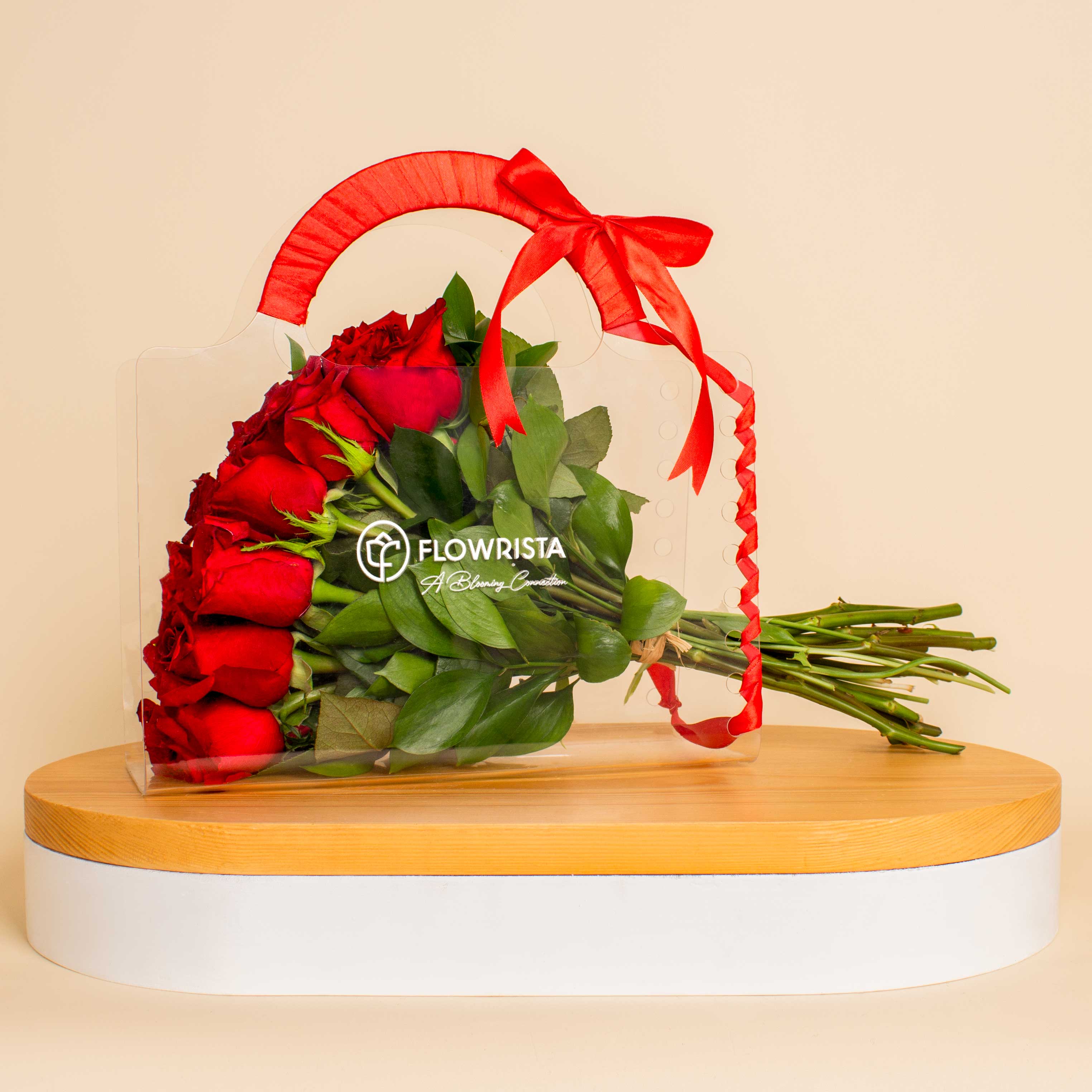 Flowrista Online Flowers Shop حقيبة حمراء