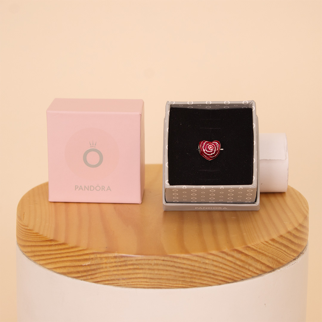 Flowrista Online Flowers Shop Pandora Rose Heart Charm