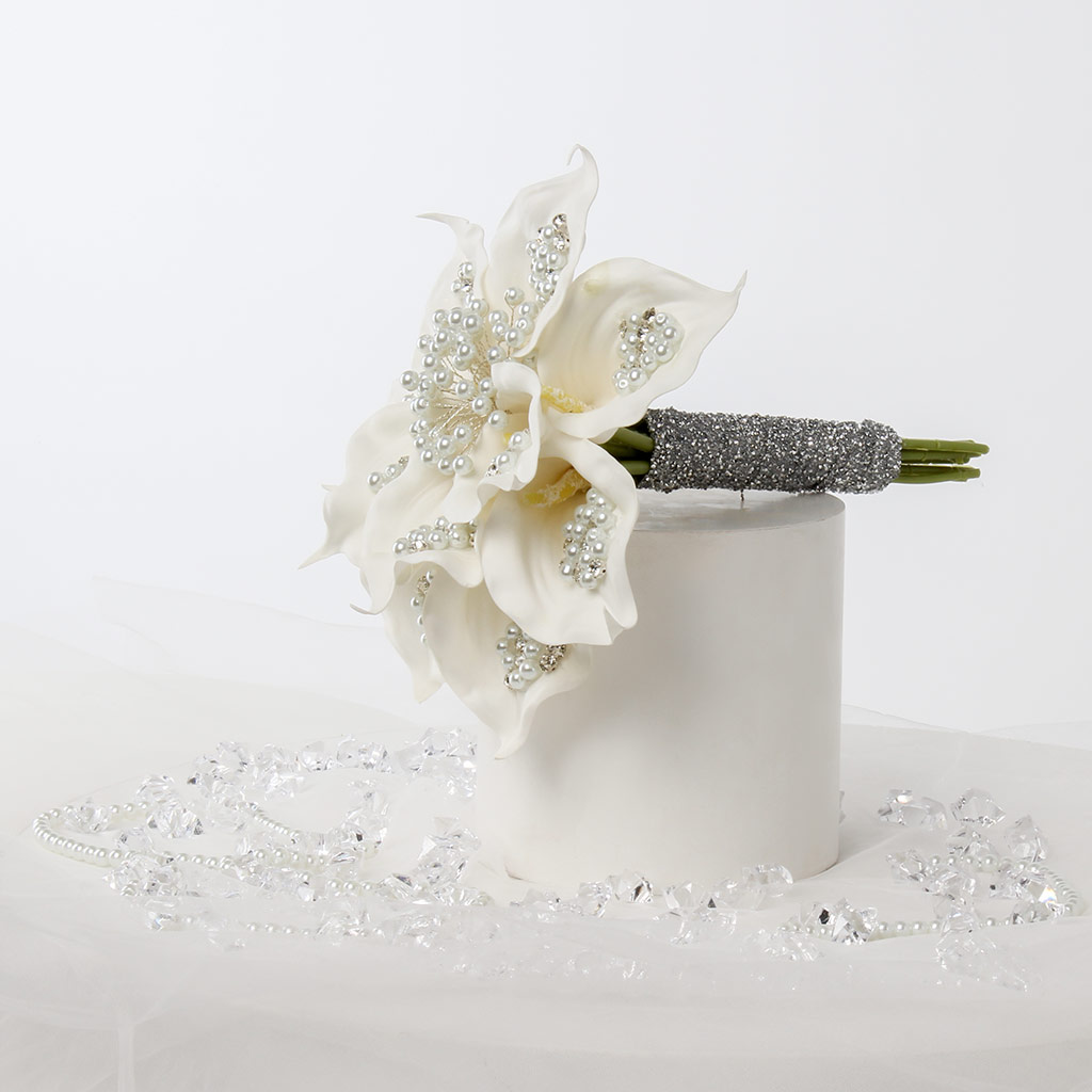 Flowrista Online Flowers Shop باقة زفاف كريستالية