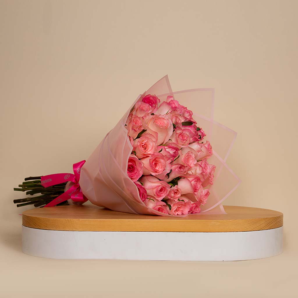 Flowrista Online Flowers Shop Roses Pink Bouquet 30