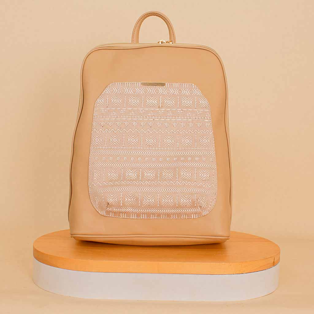 Flowrista Online Flowers Shop Pavo Laptop Backpack - Beige