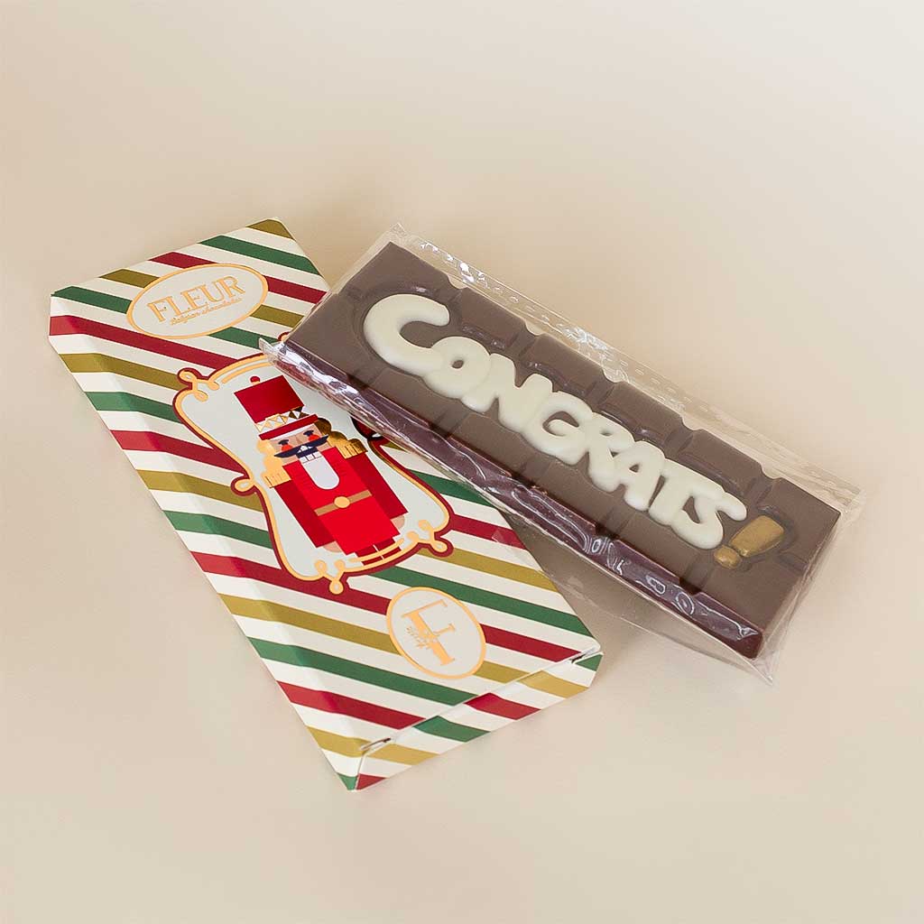Flowrista Online Flowers Shop Fleur Chocolate Bar 45gm - Congrats