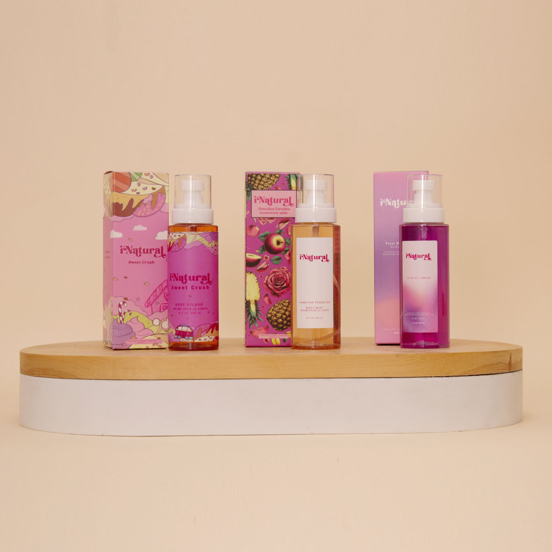Flowrista Online Flowers Shop i Natural Body Splash Desire Collection 