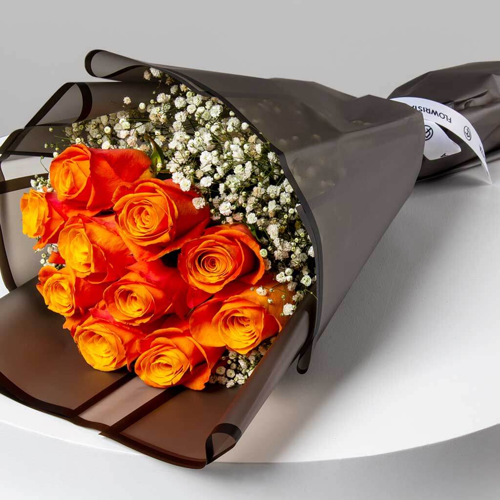 Flowrista Online Flowers Shop Charming Orange Flowers