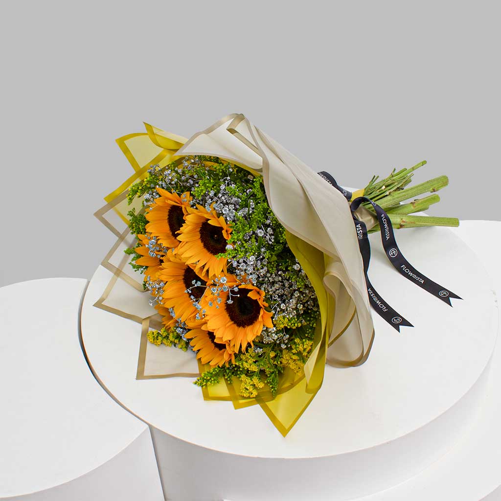 Flowrista Online Flowers Shop  باقة عباد الشمس المبهر