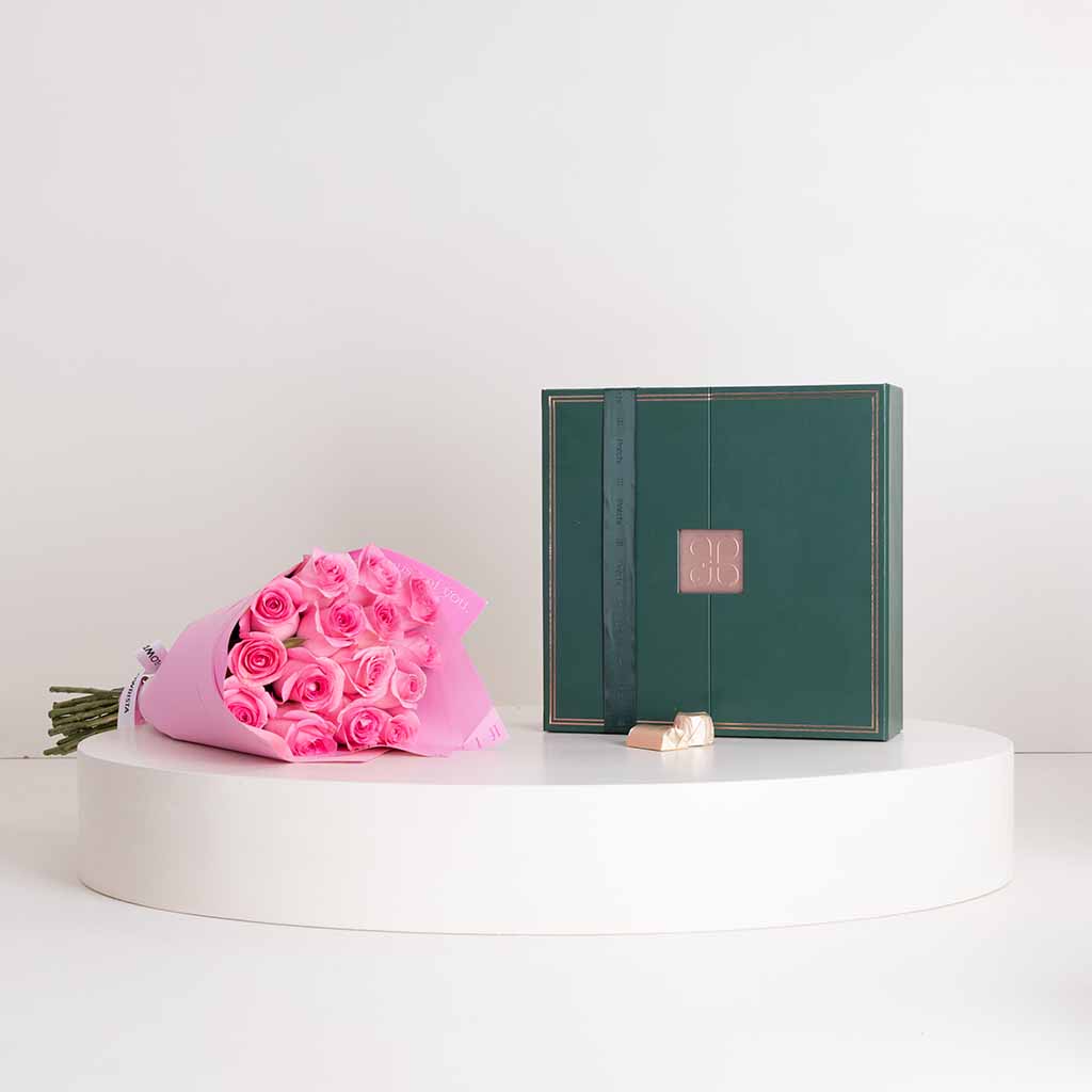 Flowrista Online Flowers Shop  رد وردي و باتشي علبة ليه سيجنتشرز