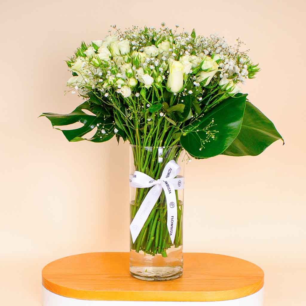 Flowrista Online Flowers Shop فلوريستا | مزهرية وايت هارموني