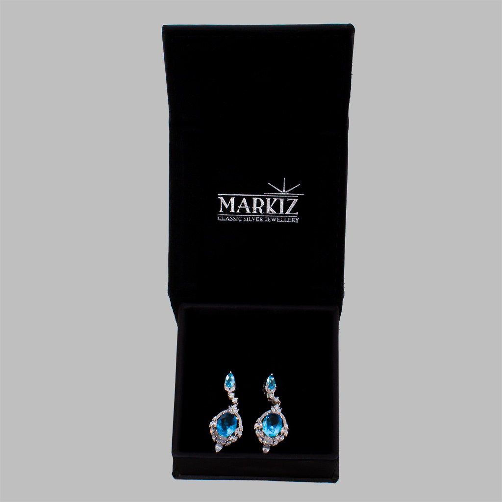 Flowrista Online Flowers Shop Markiz Rhodium Earring