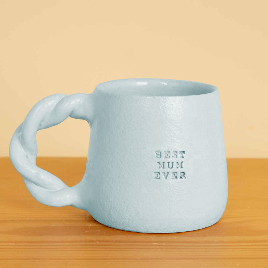 Flowrista Online Flowers Shop Mug Best Mom Ever - Baby Blue