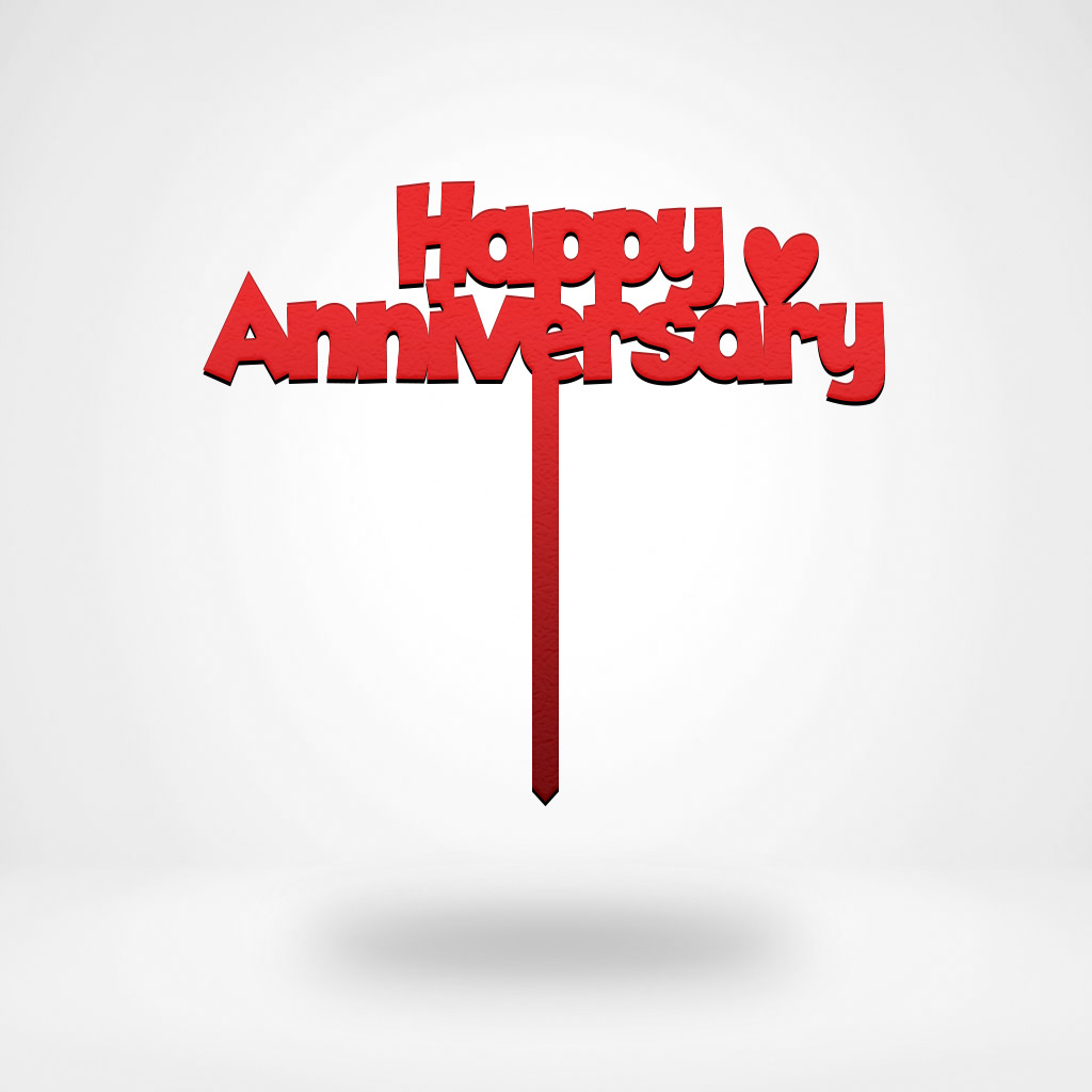 Flowrista Online Flowers Shop Happy anniversary Topper
