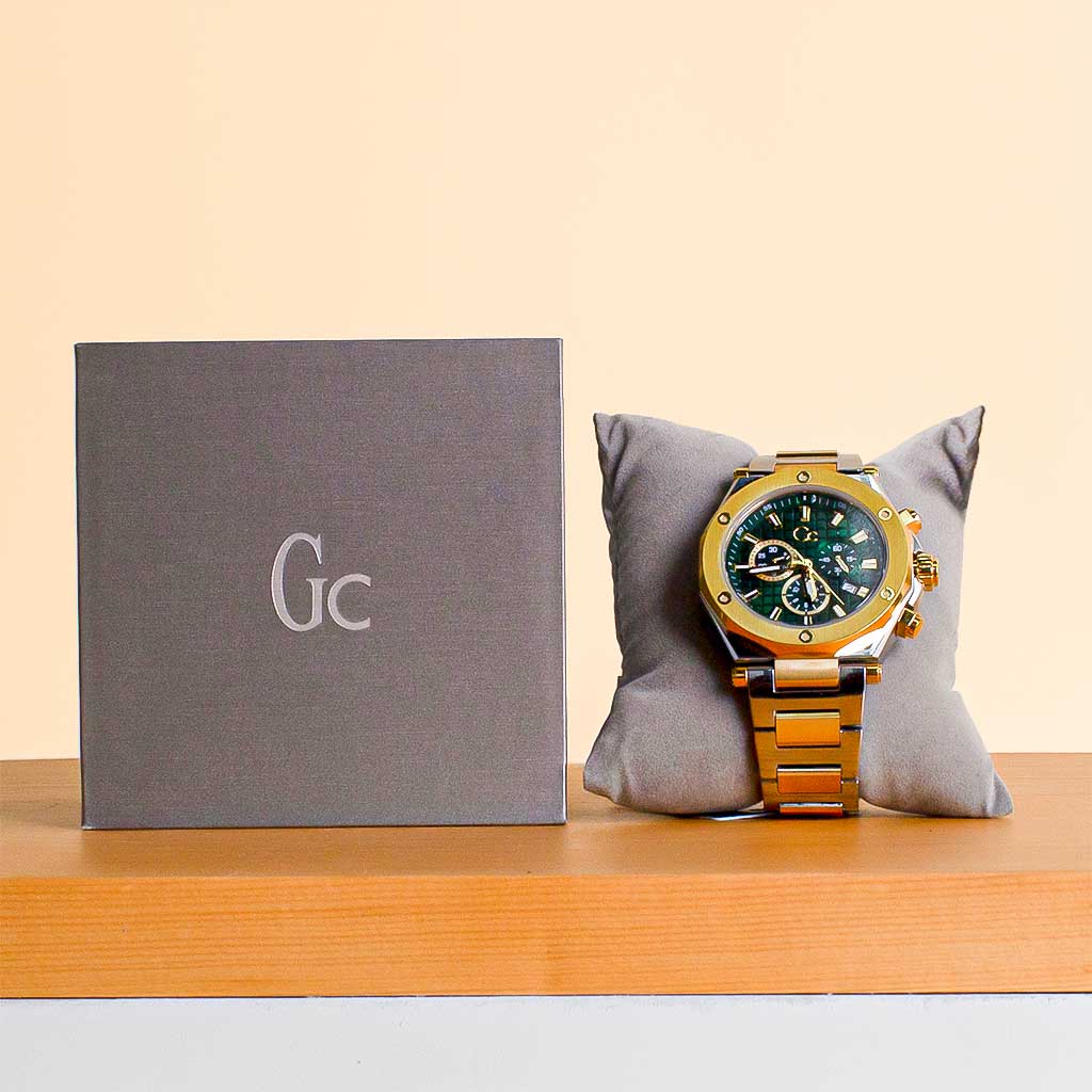 Flowrista Online Flowers Shop Guess Cableforce Green Analog Watch Y54003G7MF