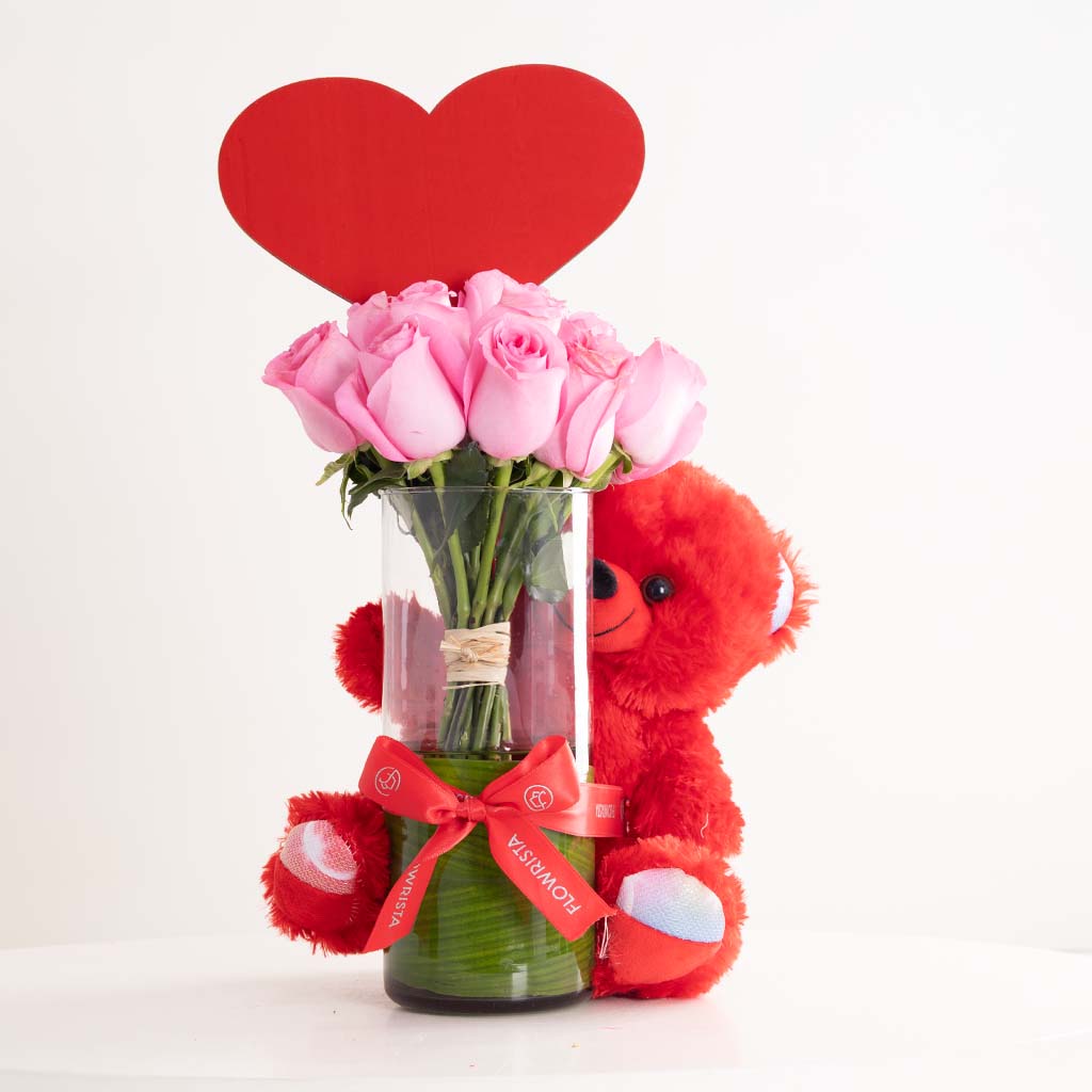 Flowrista Online Flowers Shop Sweetheart Vase