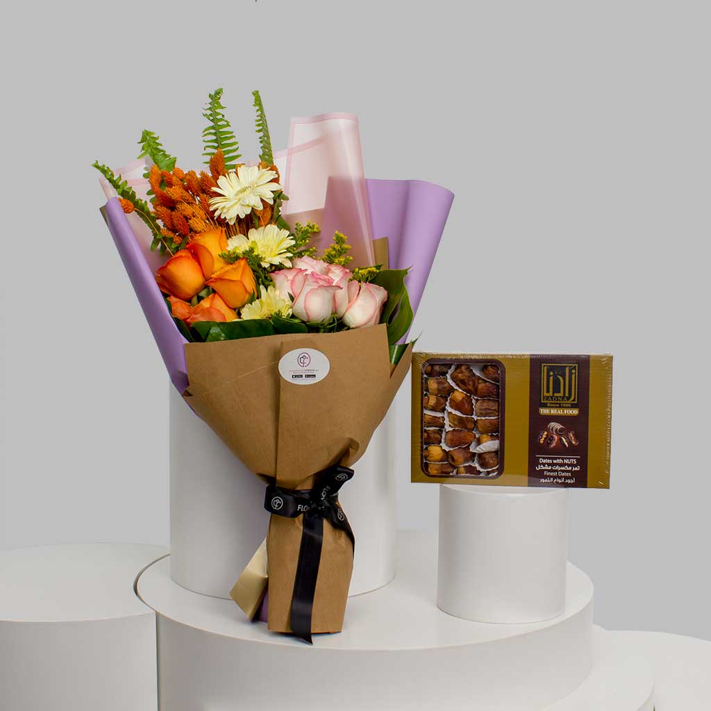 Flowrista Online Flowers Shop Floral Bouquet with Zadna Dates 400g