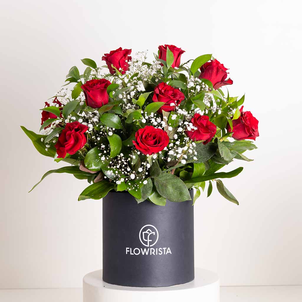 Flowrista Online Flowers Shop A Thousand Feelings Rouge Box