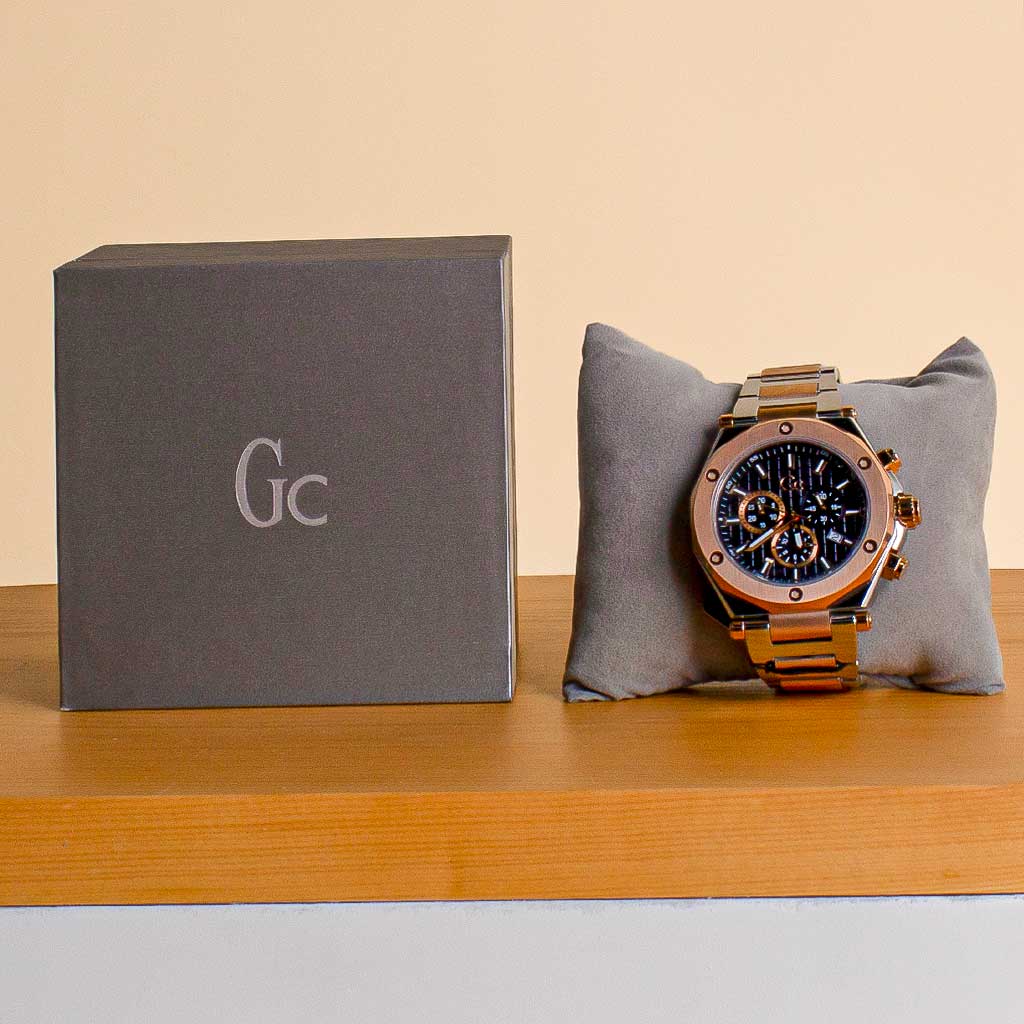 Flowrista Online Flowers Shop Guess GC Steel Chronograph Z18001G2MF