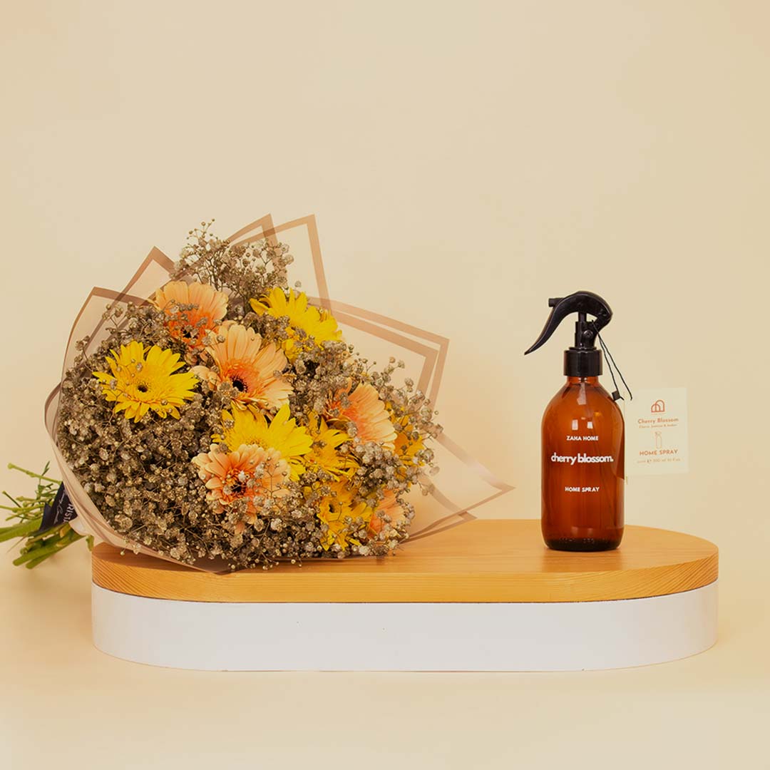 Flowrista Online Flowers Shop Zaha Home Cherry Blossom Home Spray & Mixed Flower