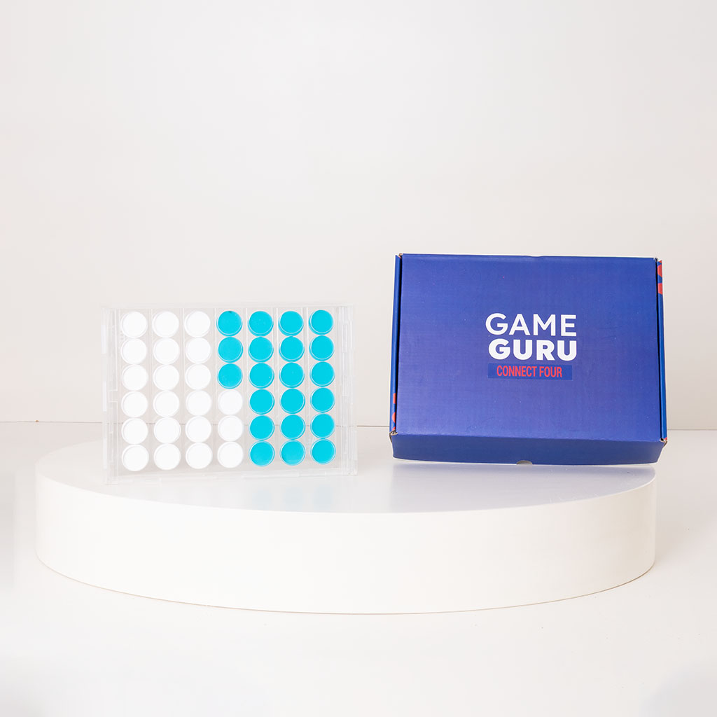 Flowrista Online Flowers Shop Game Guru Acrylic Connect Four Turquoise & White