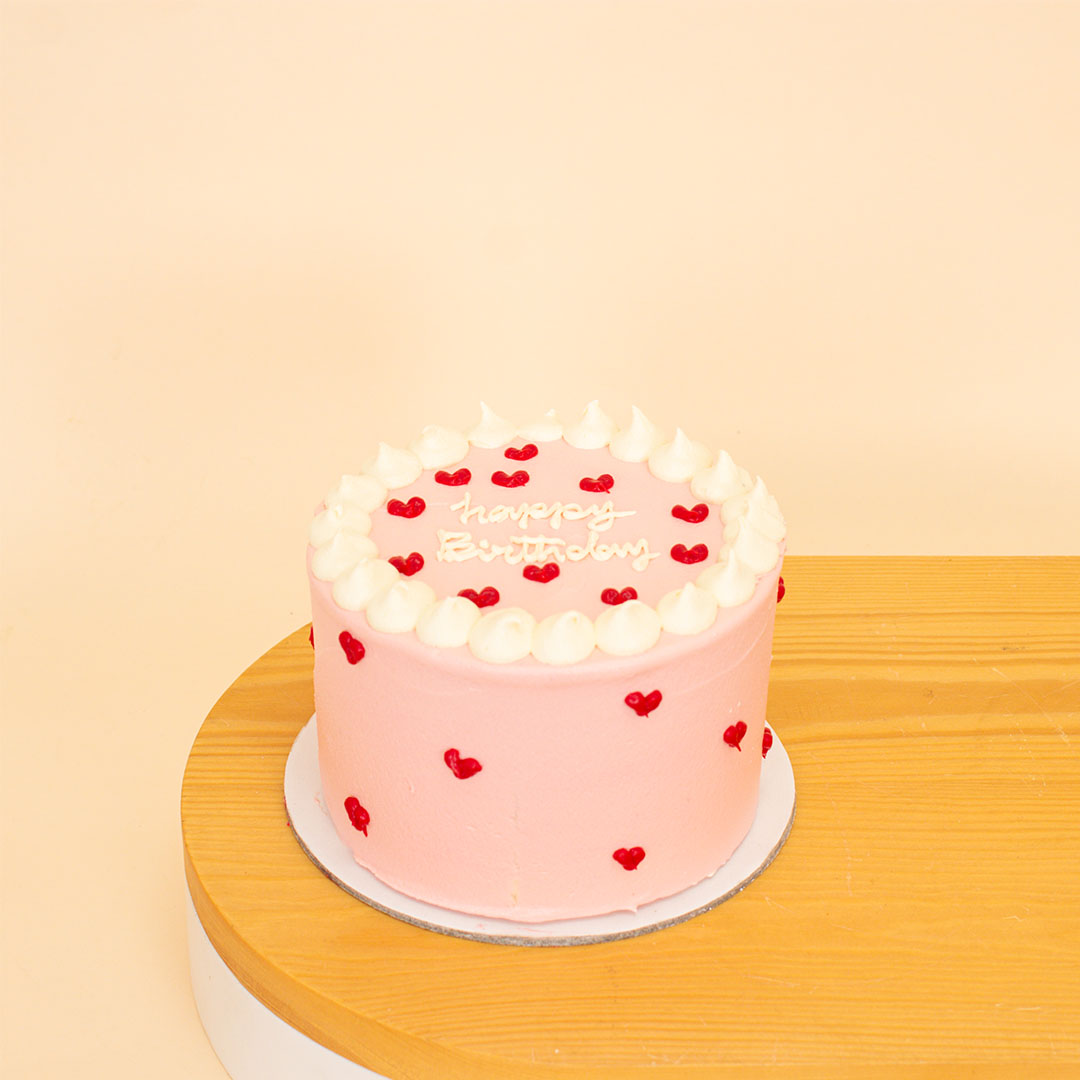 Flowrista Online Flowers Shop Ninos Heart-Dotted Birthday Cake 