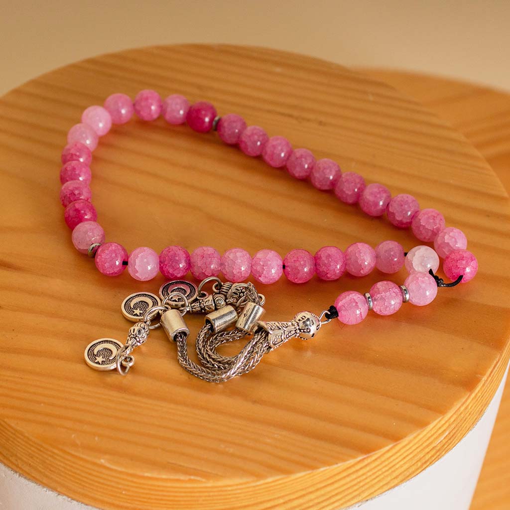 Flowrista Online Flowers Shop مسبحة صلاة وردية رقيقة - هدية للامتنان والسكينة