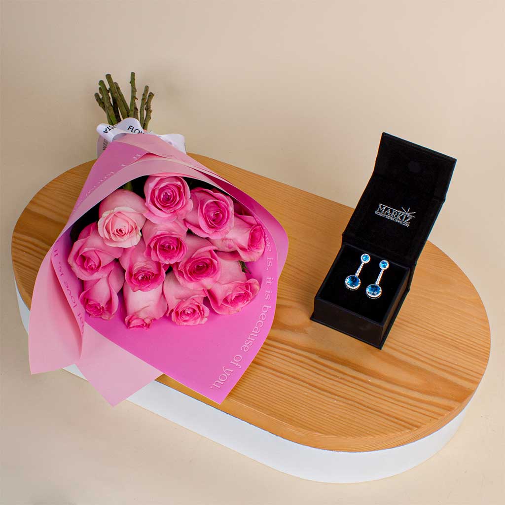 Flowrista Online Flowers Shop ماركيز الانقية و بوكية الوردي