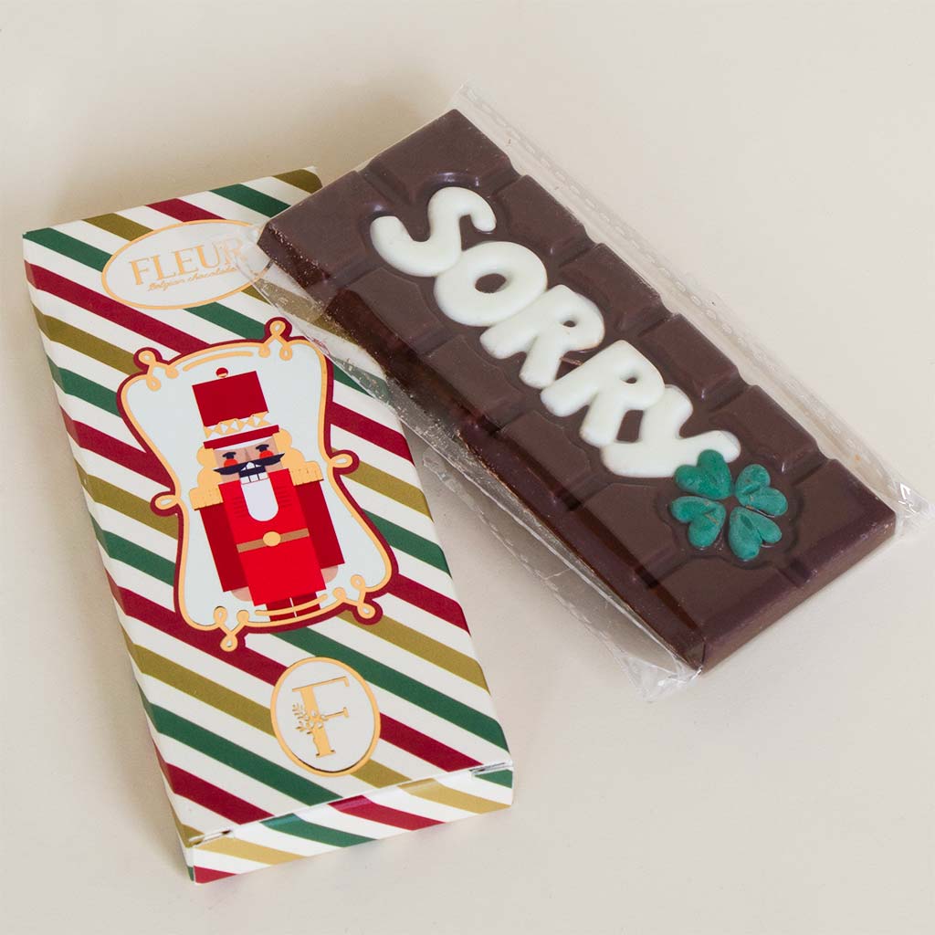 Flowrista Online Flowers Shop Fleur Chocolate Bar 45gm - Sorry 